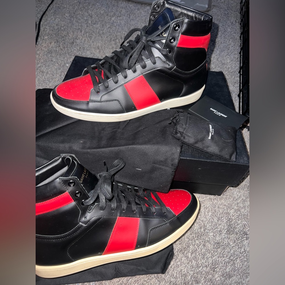 Ysl high top sneakers